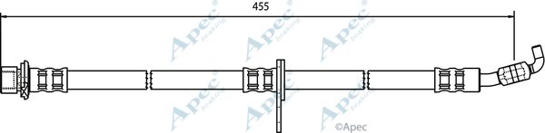 APEC BRAKING Bremžu šļūtene HOS3532